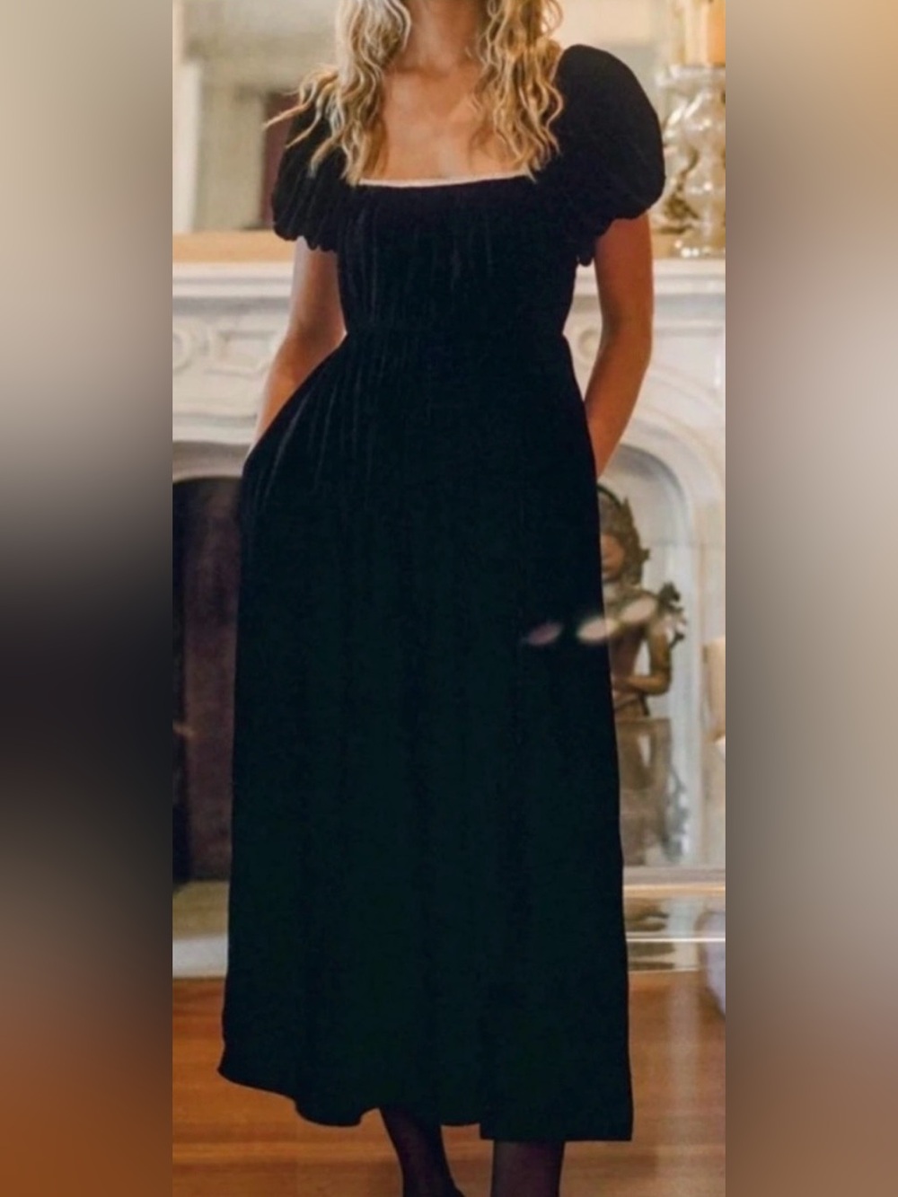 Christy Dawn NWT Velvet Noir Addison dress in XL